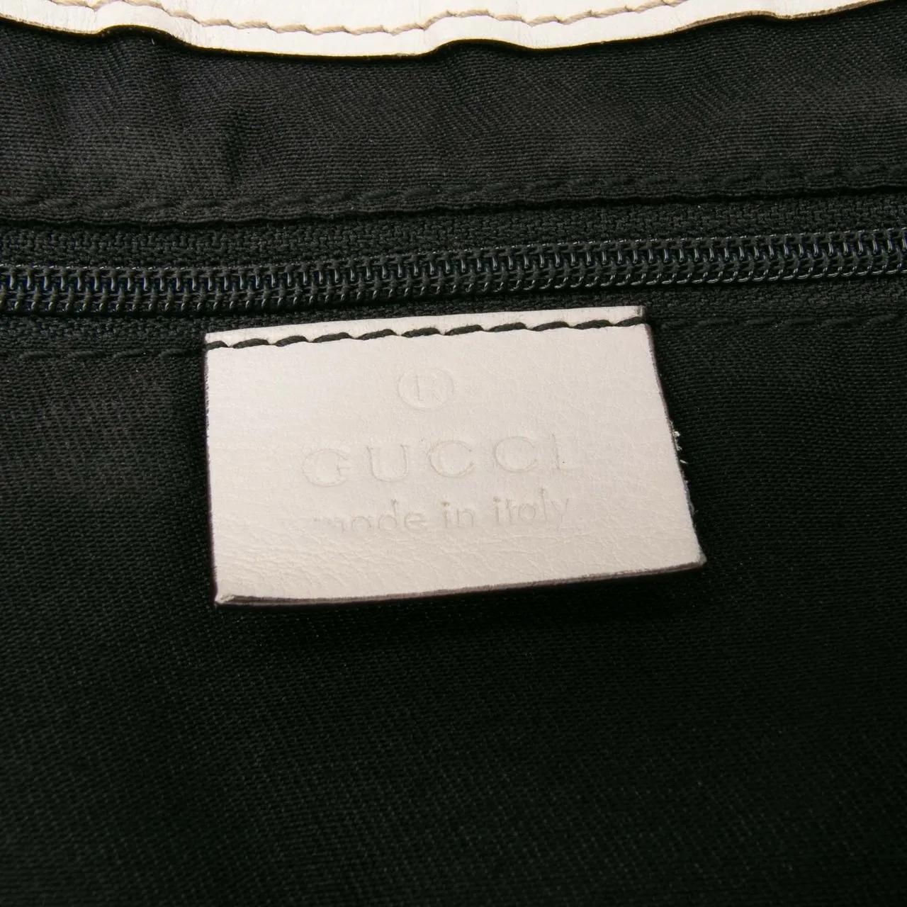 Thumbnail - Gucci Hobo Bags - Leather Abbey D Ring Shoulder Bag - Gr. unisize - in Weiß - für Damen