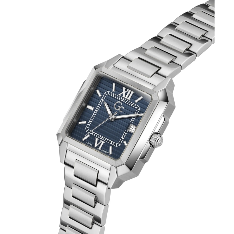 GC Quarzuhr Quarz-Analoguhr Gc Squarecut blau(Image 4)