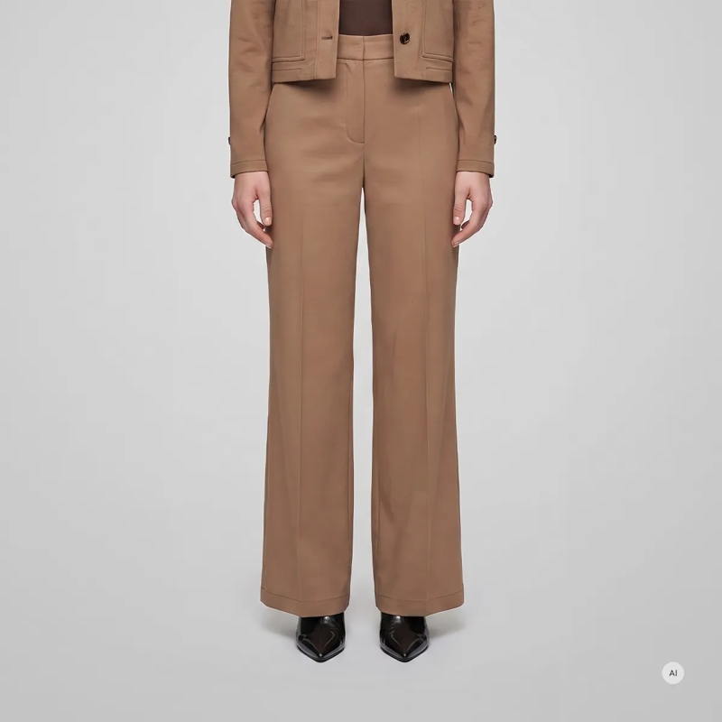 Marc Aurel Hose Hose- angesetzter Bund- Eingrifftaschen- weite beige(Image 2)