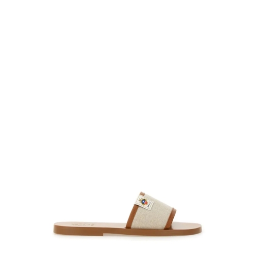 Bally Sandale "Sollie" Slide Sandals Neutrals