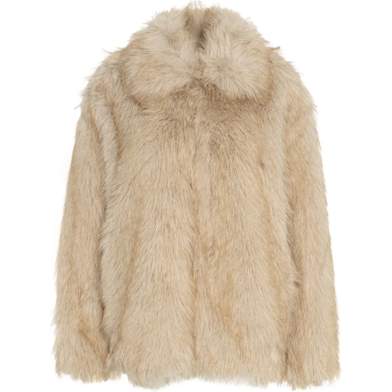 LIU JO Veste de transition Faux fur coat beige
