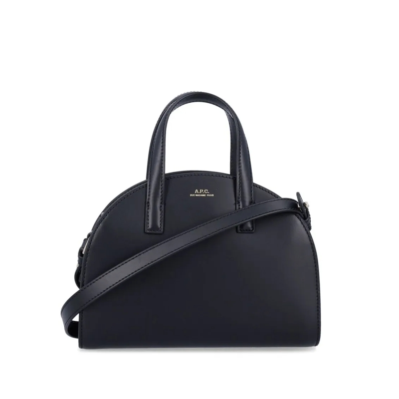 A.P.C. Fourre-tout Demi-Lune Mini Tote Bag Black