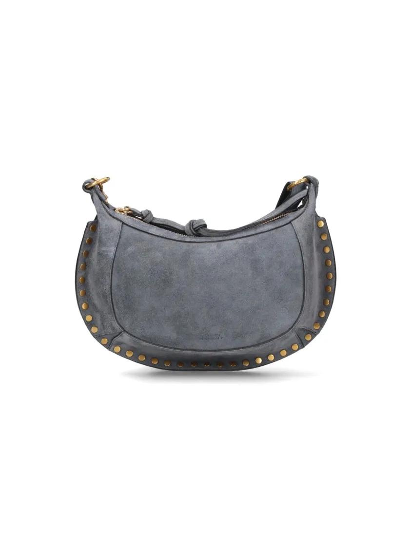 Isabel Marant Small "Oskan Moon" Shoulder Bag Grey Grey Schultertasche