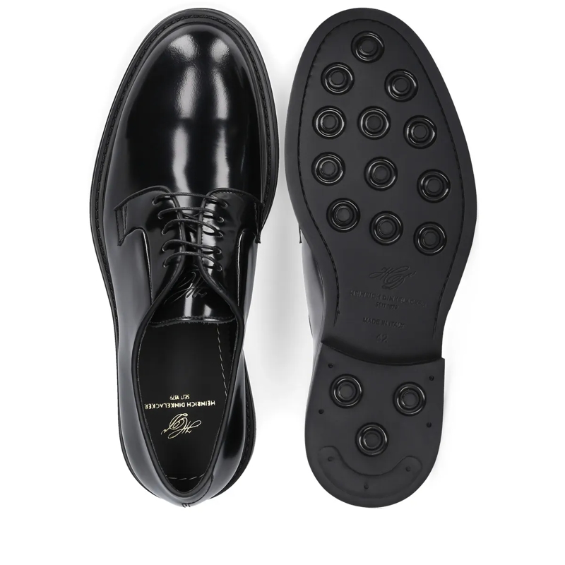 Heinrich Dinkelacker Schnürschuhe Schnürer Florenz Plain CA schwarz(Image 4)