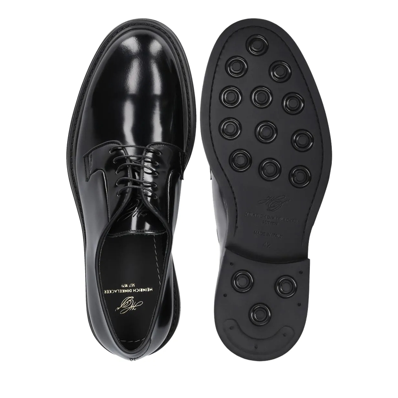 Heinrich Dinkelacker Schnürschuhe Schnürer Florenz Plain CA schwarz(Image 4)