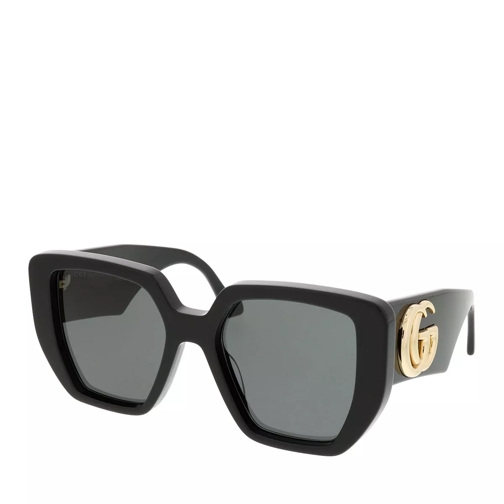 Gucci GG oversized square acetate sunglasses BLACK Sunglasses