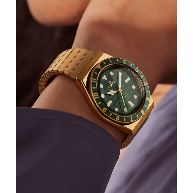 Timex Quarzuhr Quarz-Analoguhr Q Timex® grün(Image 7)