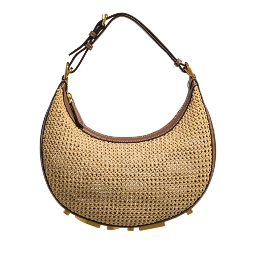 Fendi Fendigraphy Small Bag Natural / Gianduia Hobo Bag