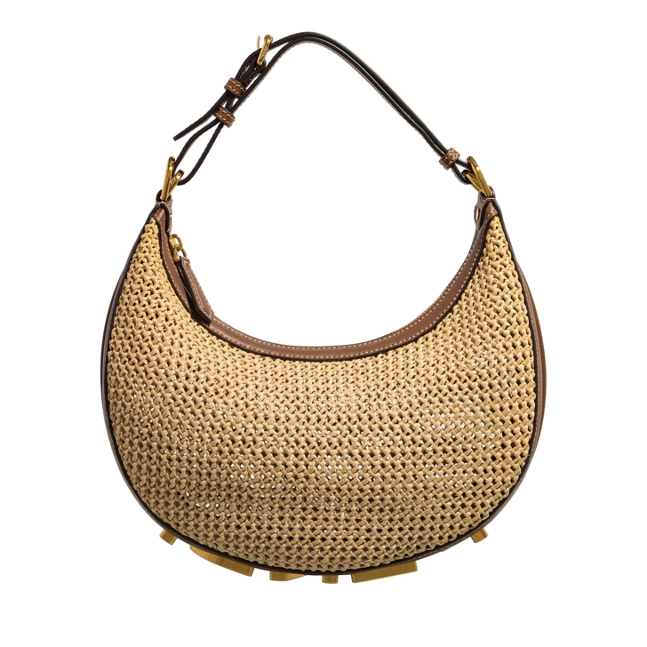 Fendi Fendigraphy Small Bag Natural Gianduia Hobo Bag