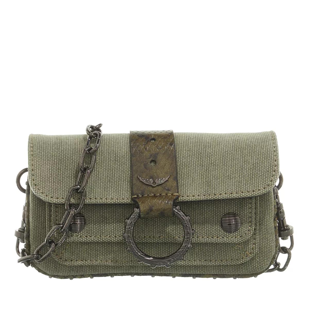 Zadig & Voltaire Kate Wallet Canvas + Wild Record Wallet On A Chain