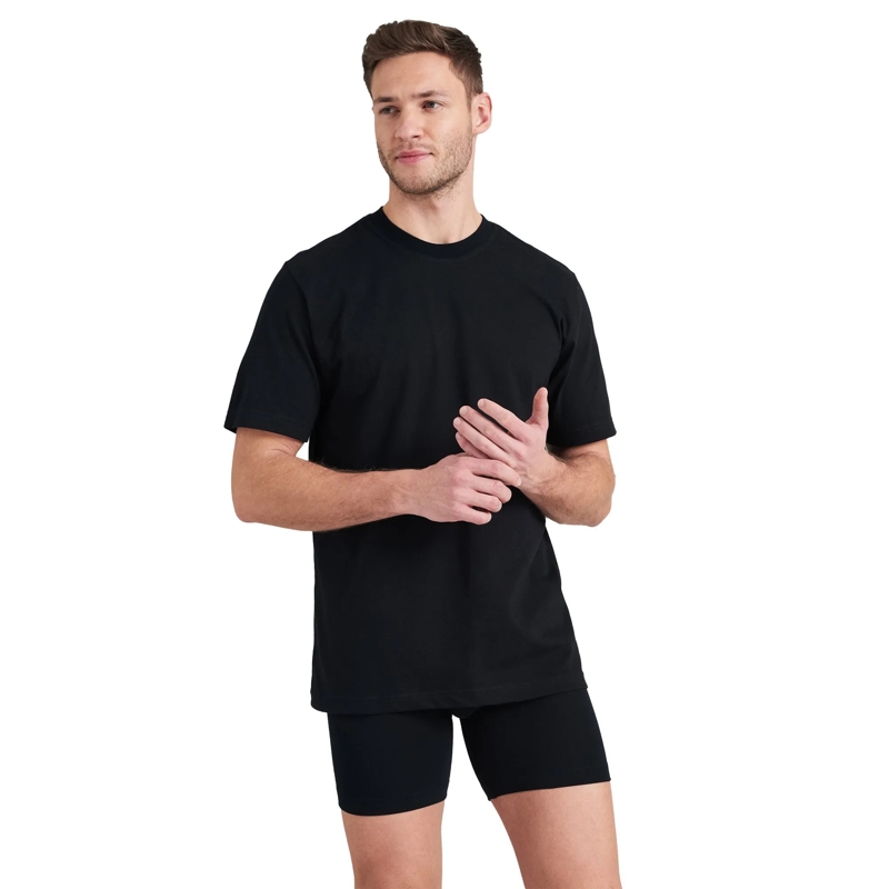 SCHIESSER  American T-Shirt 2er Pack schwarz(Image 2)