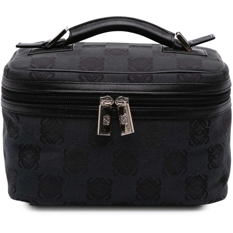 Loewe Nécessaire Anagram Canvas Vanity Case schwarz
