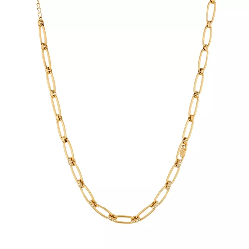 LIU JO Necklace Chains Oval Elements Short Gold Mittellange Halskette