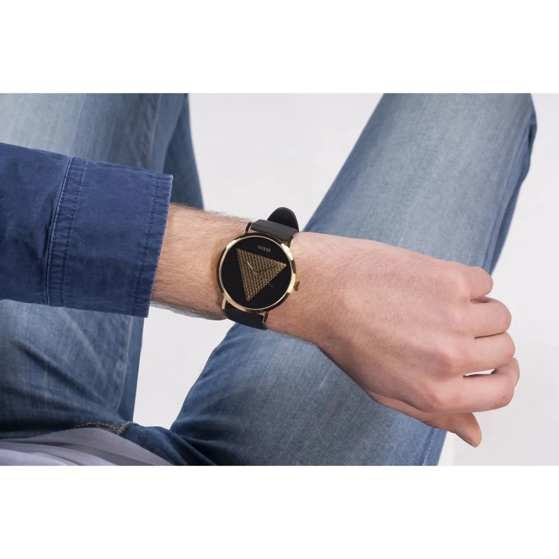 Guess Quarzuhr Quarz-Analoguhr Gt Imprint schwarz(Image 6)