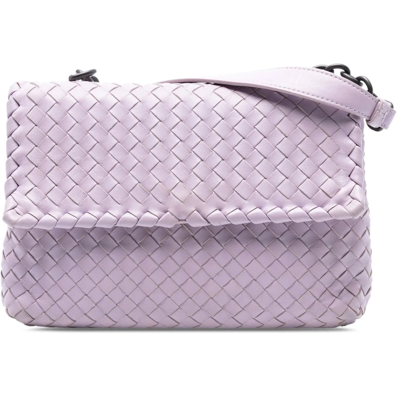 Bottega Veneta Schultertasche Small Nappa Intrecciato Olimpia Shoulder Bag lila