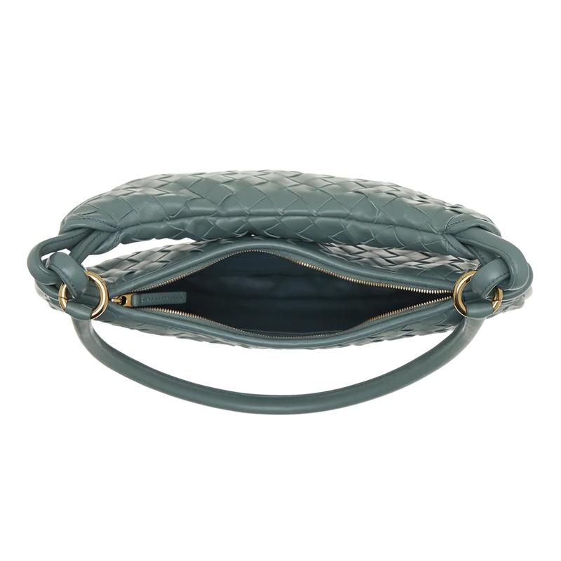 Bottega Veneta Hobo Bag Medium Gemelli Aloe(Image 5)