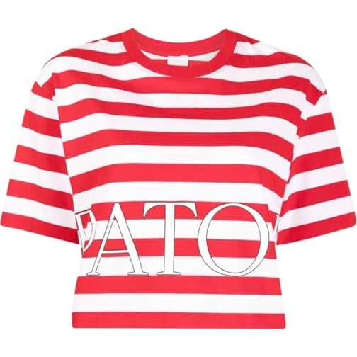 Patou T-Shirts Top Red rot