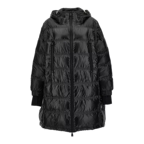 Moncler Rochelair Down-Filled Long Parka Black 