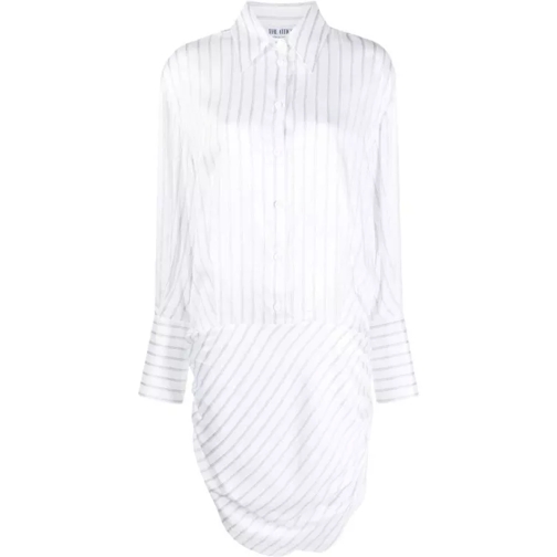 The Attico Hatty Striped Shirtdress White 