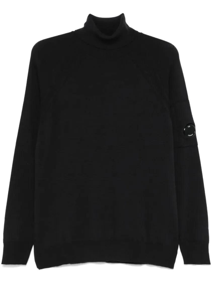 CP Company - Roll-Neck Sweater - Größe XL - schwarz