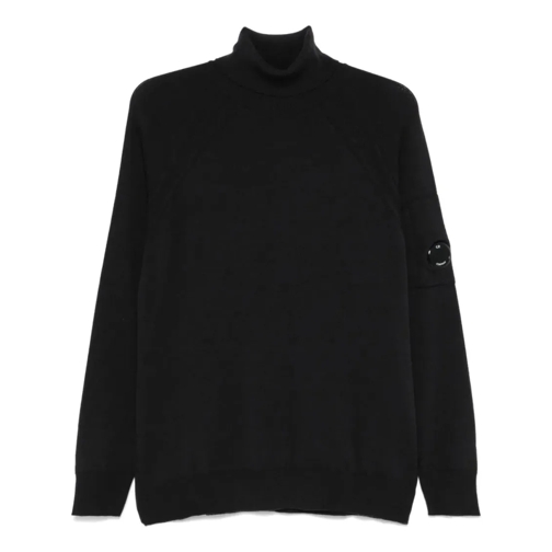 CP Company Roll-Neck Sweater Black Maglione