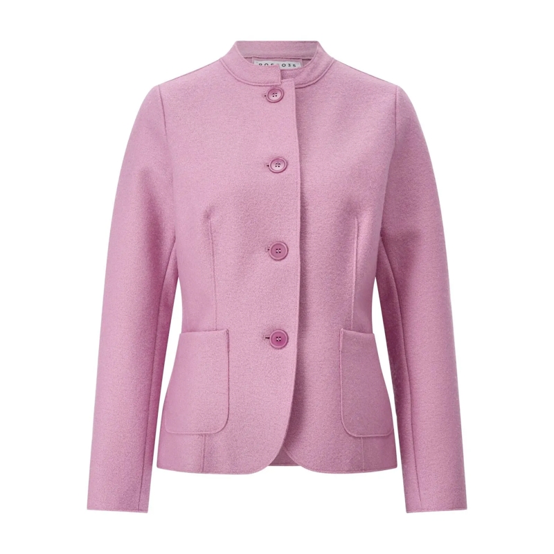Rosso35 Blazer Jacke aus Wolle pink