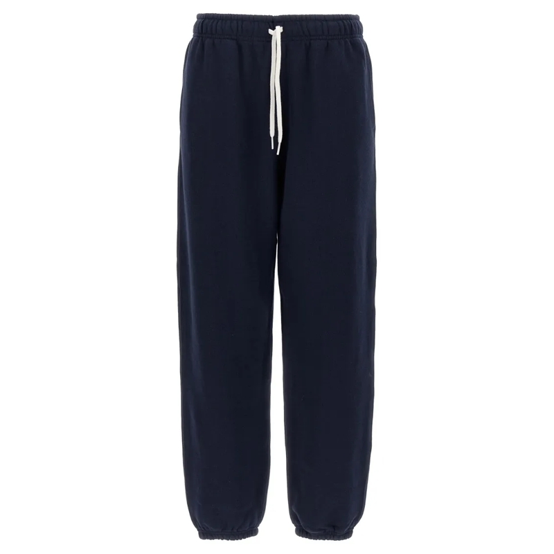 Polo Ralph Lauren Jogginghose Fleece Cotton Joggers With Logo Patch Blue