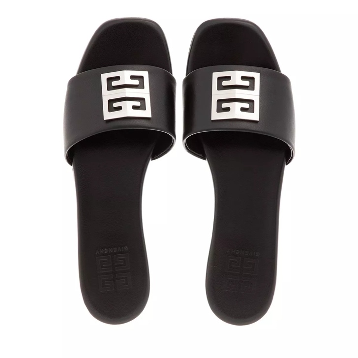 Givenchy Women Black Slides sale Slide Sandals Slippers