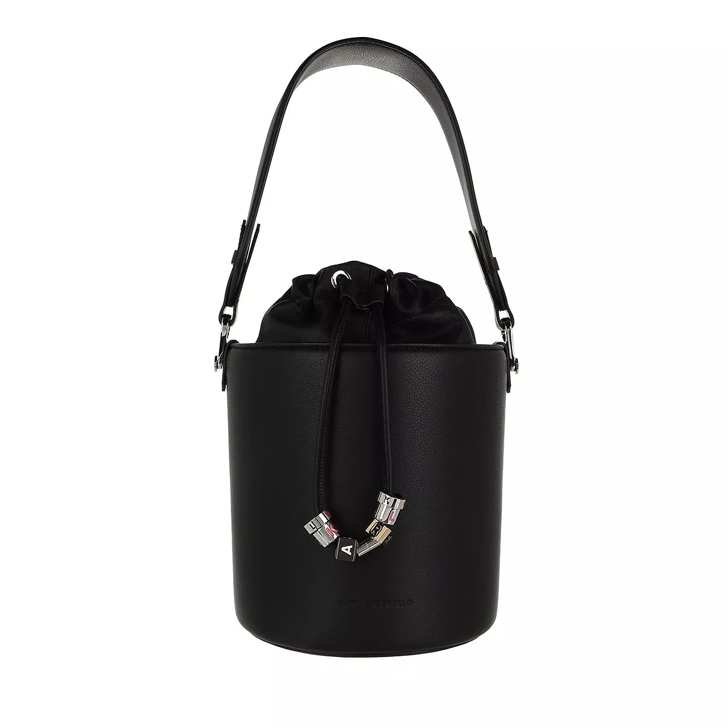 Karl Lagerfeld K Charms Bucket A999 Black Bucket Bag