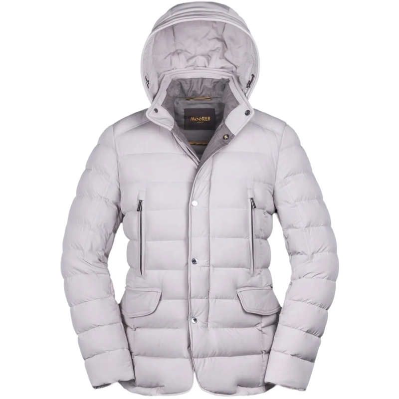 Moorer Daunenjacke Jas Craig Kn beige grau