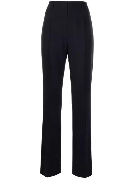 Philosophy Di Lorenzo Serafini - Blue High-Waisted Tailored Trousers - Größe 46 - black