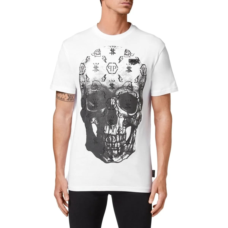 Philipp Plein T-Shirt T-Shirt Skull weiss(Image 2)