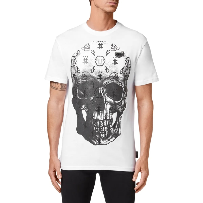 Philipp Plein T-Shirt T-Shirt Skull weiss(Image 3)