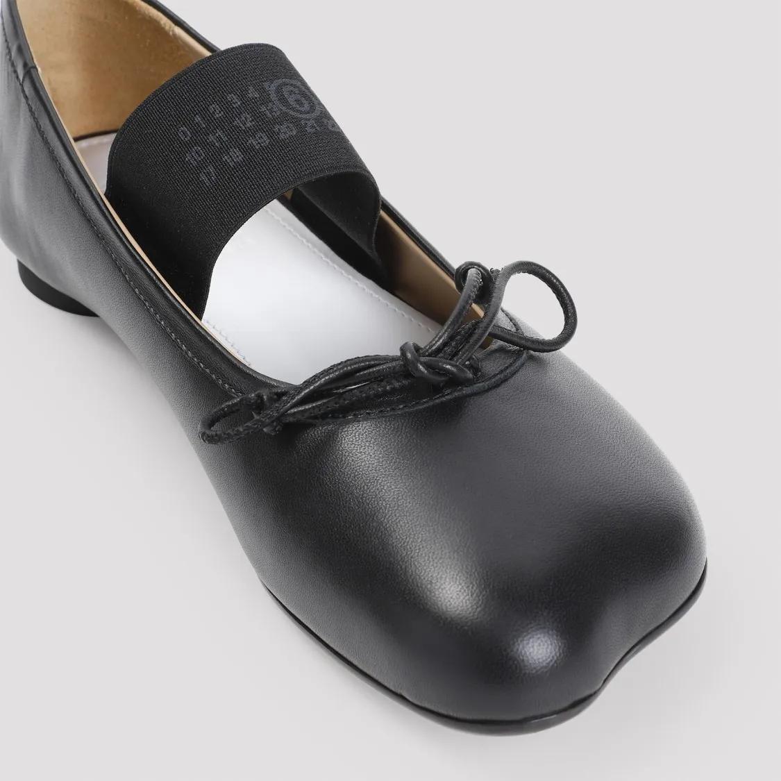 Thumbnail - Black Ovine Leather Ballet Shoe - Gr. 37 (EU) - in Schwarz