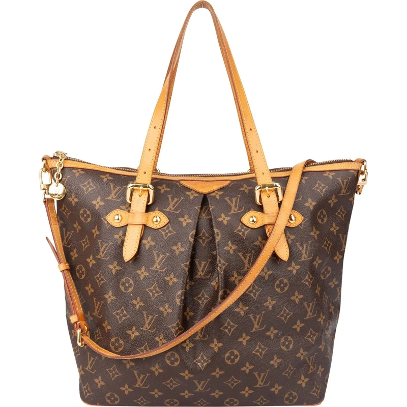 Louis Vuitton Tote Louis Vuitton Canvas Monogram Palermo GM Handbag braun
