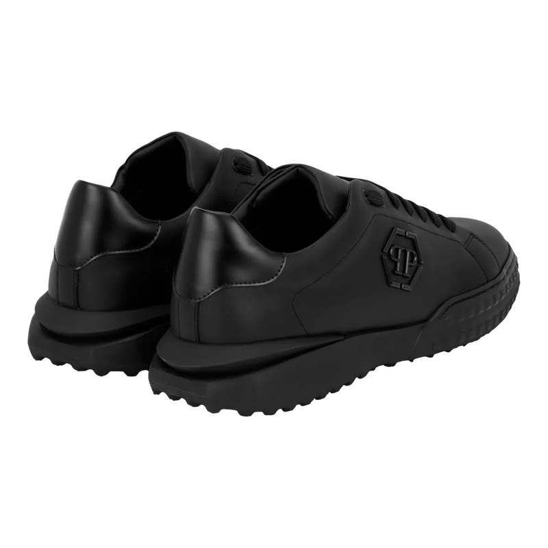 Philipp Plein Low-Top-Sneaker Lo-Top Turnschuhe Hexagon schwarz(Image 4)