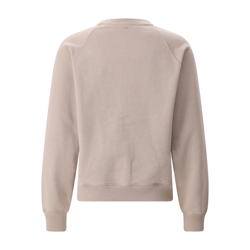 AMI Paris  Sweatshirt aus Baumwolle beige(Image 2)