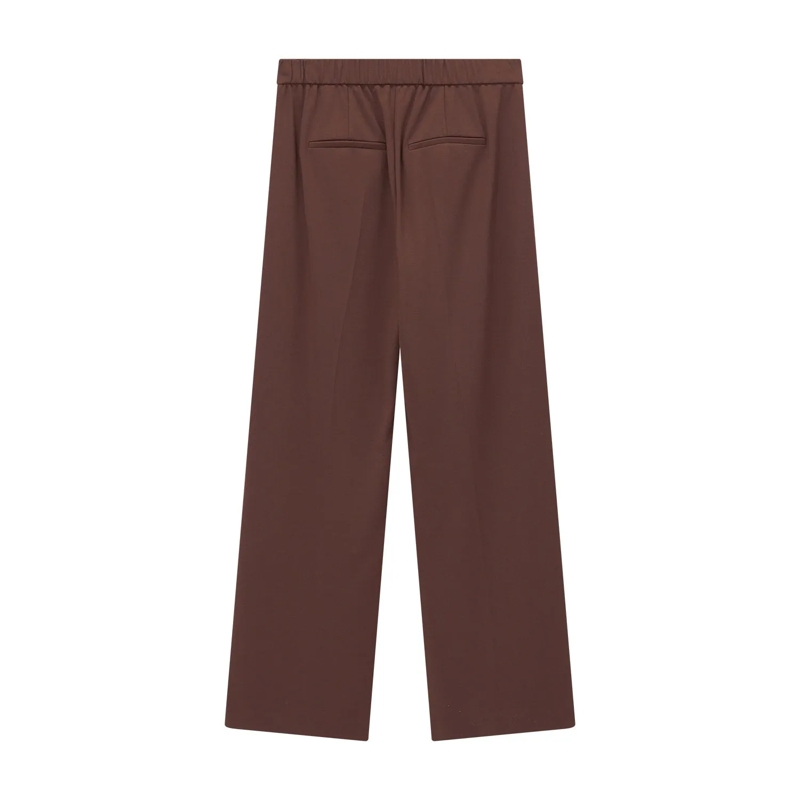 Luisa Cerano Pantalon en tissu Wide-Leg Hose aus Viskose-Mix braun(Image 3)