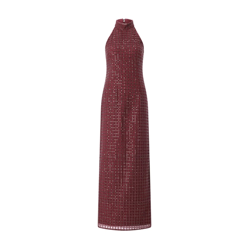 Rotate Maxikleid Maxikleid mit Pailletten rot