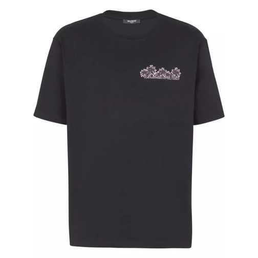 Balmain Paris Club Black T-Shirt Black 