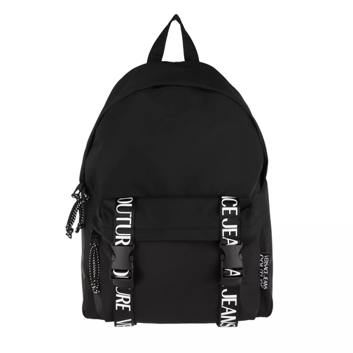 Versace Jeans Couture Logo Tapes Backpack Black Sac à dos