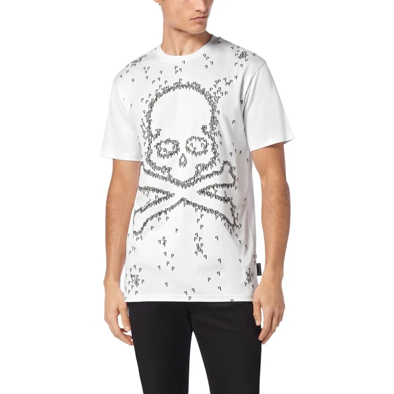 Philipp Plein T-Shirt T-Shirt Skull&Bones weiss(Image 5)