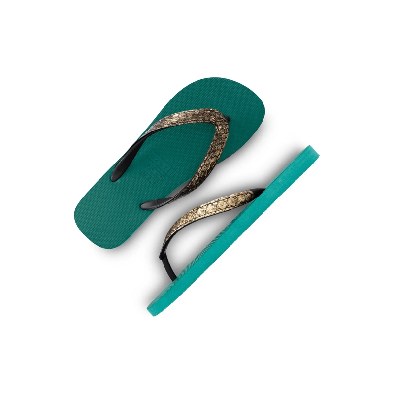 UZURII Flip Flops Zehentrenner Python Bronze natur(Image 5)