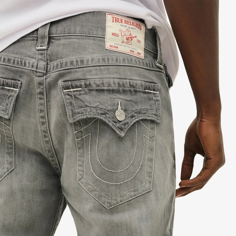 True Religion Jeans Jeans RICKY- Modell: RICKY- Klapptaschen- Weiß grau(Image 5)