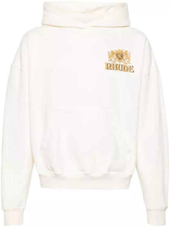 Rhude - Cresta Cigar Cotton Hoodie - Größe M - white