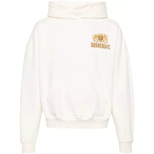 Rhude Cresta Cigar Cotton Hoodie White 