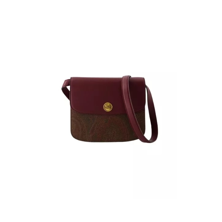 Tracolla Crossbody Leather Burgundy Burgundy Sac a bandouliere
