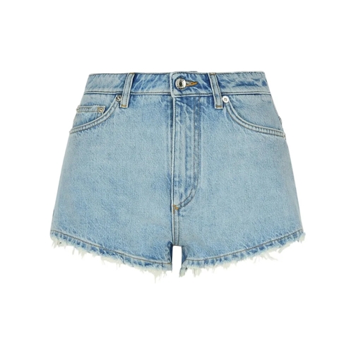 Dolce&Gabbana Jeans Light Blue Cotton Shorts Blue