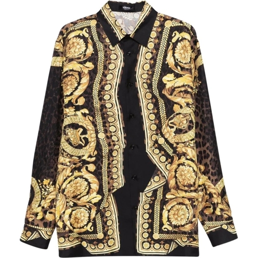 Versace Hauts décontractés Shirts Golden Gold gold