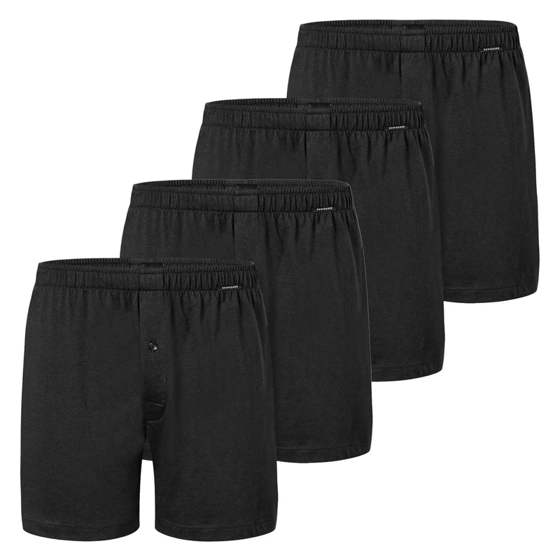SCHIESSER  4er Pack schwarz